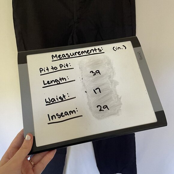 Tom James Mens Black Dress Pants Size 34 business casual formal trousers - Picture 5 of 8